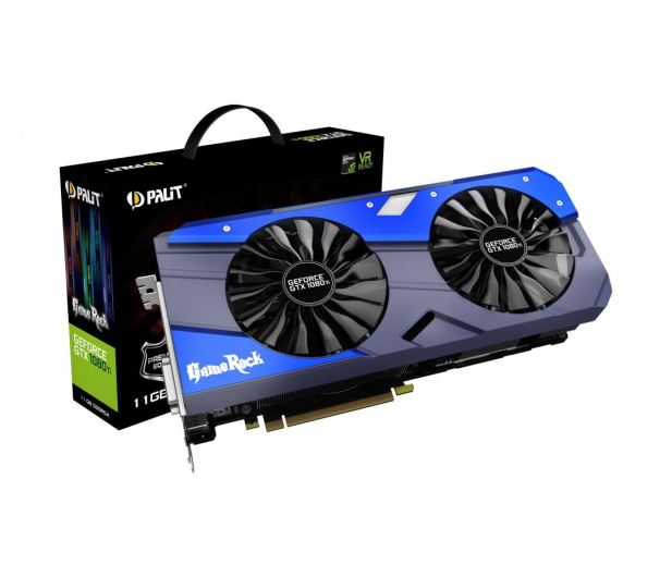 Palit GeForce GTX 1080 Ti GameRock Premium 11GB GDDR5X - Karta